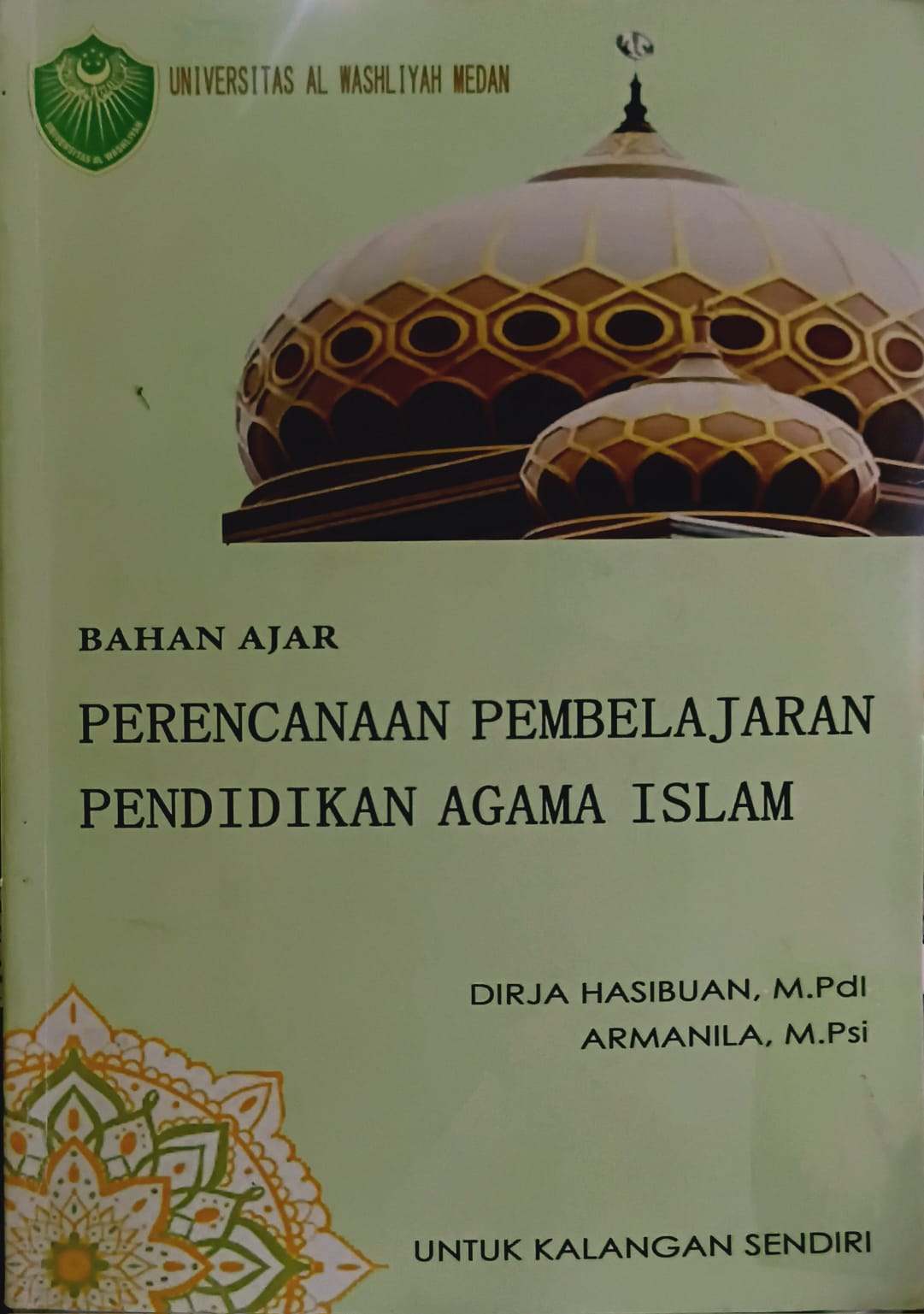 Perencanaan Pembelajaran Pendidikan Agama Islam [Bahan Ajar]